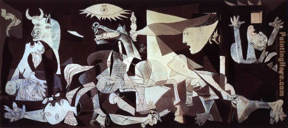 Guernica painting - Pablo Picasso Guernica art painting